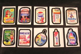 2011 Topps Wacky Packages Ans8 Series 8 Complete Magnet Set Of 10 Magnets