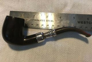 Dunhill Pipe Bent Chestnut With Full Silver Spigot