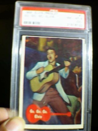 Elvis Presley 1 Card 1956 Psa 8 (oc) Very Rare Grade.  Nm.