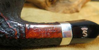 TOP STANWELL YEAR PIPE 2002 DESIGN BY TOM ELTANG SILVER 9 mm Filter 3