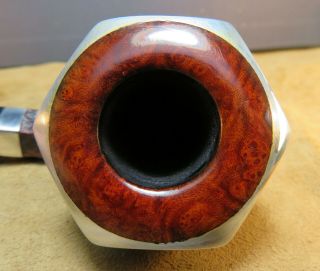 TOP STANWELL YEAR PIPE 2002 DESIGN BY TOM ELTANG SILVER 9 mm Filter 6
