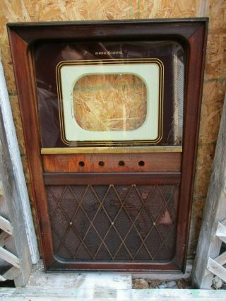 Rare Vintage General Electric Model Television Frame (face Only)