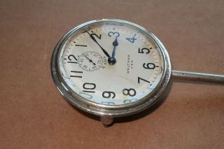 1910s 1920s Vintage Waltham 8 Day Automobile Dash Clock Auto 3