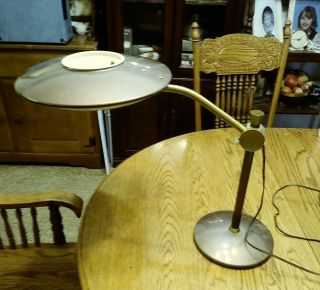 Vintage Dazor Blade Runner Atomic Era Flying Saucer table desk lamp 2008 2