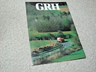 1980 Renault Grh Trucks (france) Sales Brochure.