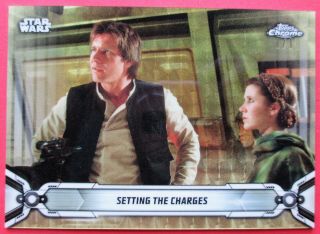 2019 Topps Chrome Star Wars Legacy 143 Superfractor Parallel 1/1 Han Solo Leia