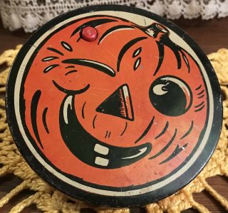 Vintage Halloween Tin Litho Noisemaker Toys,  Sparkler,  Kirchhof Clanger,  Ratchet 5