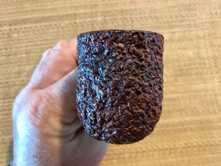 GIANT CASTELLO NATURAL VIRGIN,  MARKED G 65,  DEEP RUSTICATED BRIAR,  GREAT PIPE 6