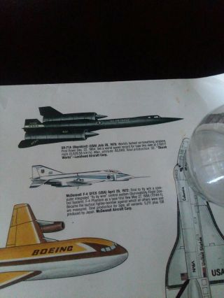 Vintage Lamenated Poster The History & Evolution Of Flight 4
