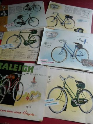 1955 Raleigh Bicycle Adverts - Lenton,  Norwich