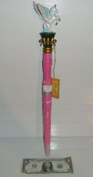 Great Wolf Lodge Magiquest Magic Wand Quest Wizard Pink W/ Light Up Unicorn Top