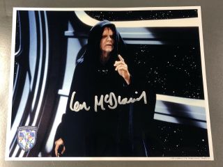 Ian Mcdiarmid Officially Licensed Star Wars Autograph Emperor Official Pix Opx