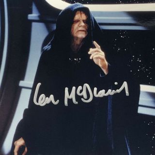 Ian McDiarmid Officially Licensed Star Wars Autograph Emperor Official Pix OPX 2