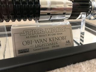 SW - 118 Obi - Wan Lightsaber As First Built Master Replicas Limited Edition 2