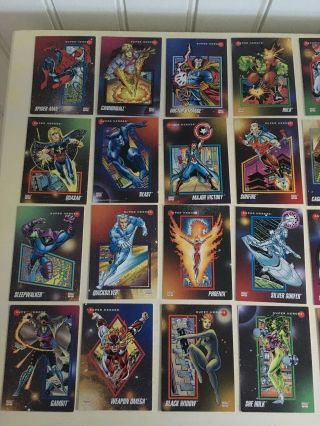 1992 Marvel Universe Series 3 Trading Cards Complete Base Set Nm 1 - 200