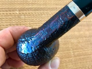 DUNHILL SHELL BRIAR,  LB (LARGE BILLIARD),  GROUP 4,  MADE IN ENGLAND 1974 12