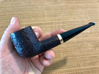 DUNHILL SHELL BRIAR,  LB (LARGE BILLIARD),  GROUP 4,  MADE IN ENGLAND 1974 9