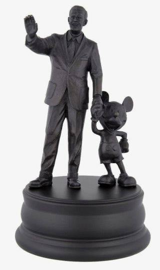 Bronze Partners Walt Disney & Mickey Mouse Wdw & Disneyland Statue
