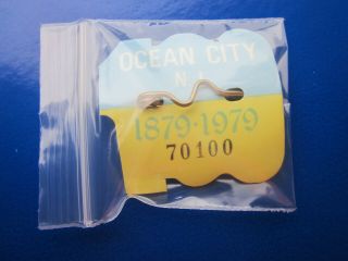 1979 OCEAN CITY JERSEY SEASONAL BEACH BADGE/TAG 40 YEARS OLD 6