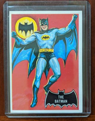 1989 Topps Batman 1966 Re - Issue - The Batman Card 1