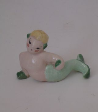 Rare Vintage Kay Finch Mermaid Seababy Seababies Coloful Figurine