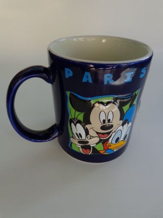 Cool Coffee Tea Mug Cup: 3 - D Disney Mickey Mouse,  Donald Duck,  Goofy Paris