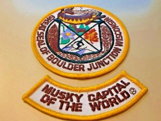 Wisconsin,  Great Seal Of Boulder Junction Wisconsin,  Musky Capital Of The World