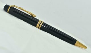 Limited Edition Montblanc Leonard Bernstein Ballpoint Pen Black Resin Gold Trim