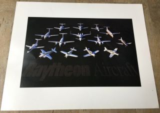 Raytheon Aircraft Poster 20 X 16