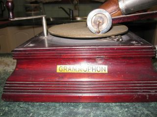 Berliner Gramophone Phonograph Top wind Type 3A Deutsche Grammophon 3