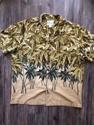 Vintage Diamond Head Sportswear Hawaiian Shirt Size Large