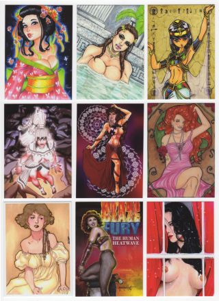 2015 Chadpops Girls Throughout The Ages 13 Card Mini - Master Set