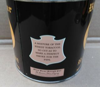 Blue Boar Rough Cut Pipe Tobacco 14 oz Pry Lid Tin Can Very Good Strong Colors 4