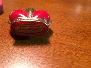 FULL vtg PRINCE MATCHABELLI ADDED ATTRACTION mini perfume bottle FIGURAL CROWN 5