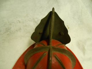 1919 PARKSIDE PENNSYLVANIA LEATHER FIRE HELMET WITH BRASS FRONT PLATE 5