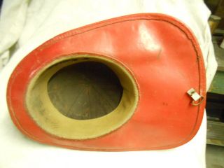 1919 PARKSIDE PENNSYLVANIA LEATHER FIRE HELMET WITH BRASS FRONT PLATE 9