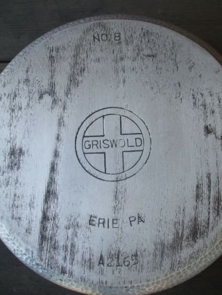 Rare Griswold Hammered Aluminum 8 Dutch Oven With Lid Erie PA 5
