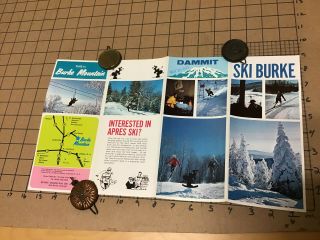Ski Brochure: 1971 - Ski Burke / Dammit East Burke Vt
