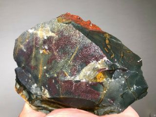 TOP AAA QUALITY FANCY IMPERIAL BLOODSTONE JASPER ROUGH - 2 LBS - FROM INDIA 4
