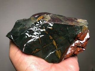 TOP AAA QUALITY FANCY IMPERIAL BLOODSTONE JASPER ROUGH - 2 LBS - FROM INDIA 6