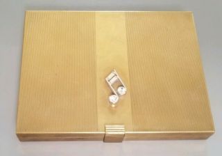 Celebrity Owned Opera Singer Maria Callas Minaudiere Music Box Clutch Onassis