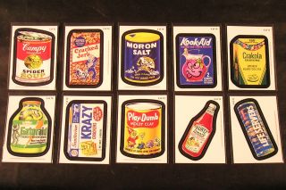 2012 Topps Wacky Packages Ans9 Series 9 Complete Set Of 10 Magnets Nm