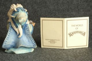 5559 Shepf Krystonia Crystal Collectible Wizard Figurine Artist Signed 4
