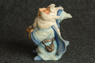 5559 Shepf Krystonia Crystal Collectible Wizard Figurine Artist Signed 6