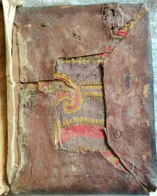 Antique Hand Written Ethiopian Coptic Christian Manuscript Bible with Case 6