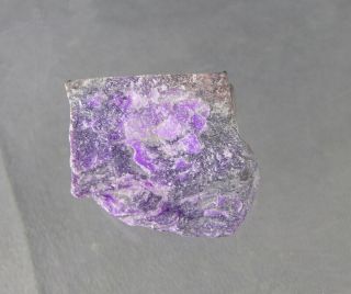 dkd 45R/ 34.  4grams High end Gel Purple Sugilite rough end cut 6