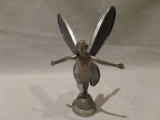 Vintage Pewter Stained Glass Art Deco Style Fairy Figure (monster) 1996