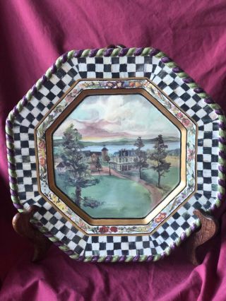 2 12 " Mackenzie Childs Decorative Plates