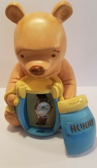 Disney Winnie The Pooh Figure & Watch  Limited Edition 0310/5000 Very Rare