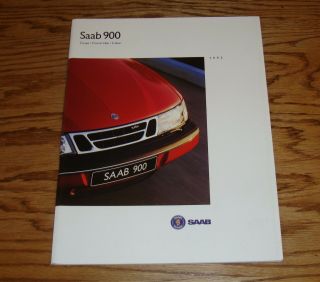 1995 Saab 900 Deluxe Sales Brochure 95 Coupe Convertible 5 Door